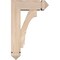 Ekena Millwork Imperial Arts and Crafts Smooth Bracket w/ Offset Brace, Douglas Fir, 5 1/2"W x 14"D x 22"H BKT0604X14X22IMP03SDF - alternate 3